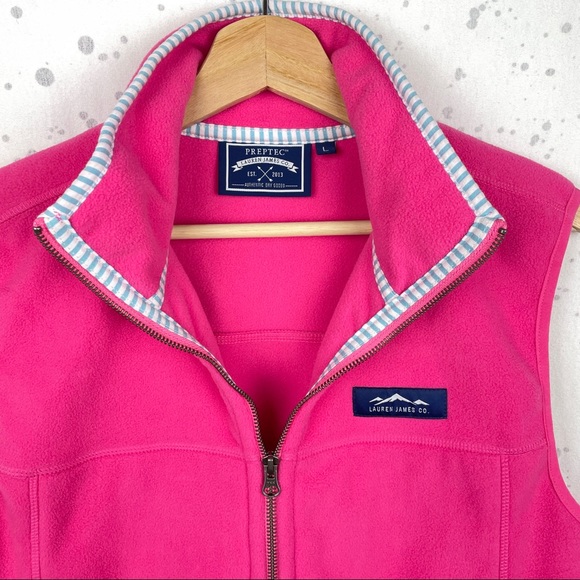 Lauren James Preptec Fleece Vest L - Picture 5 of 10